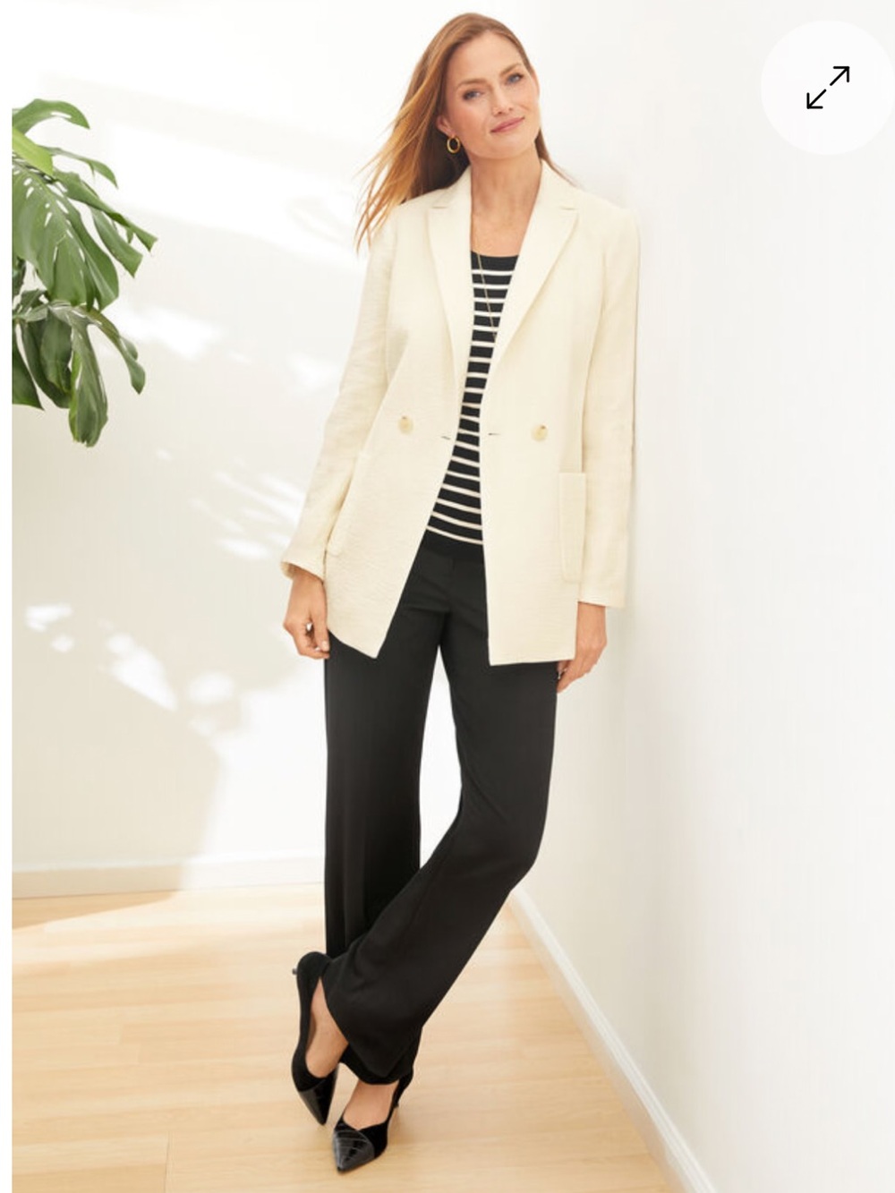 Talbots Women’s Black Dress Pants 10P -NWT